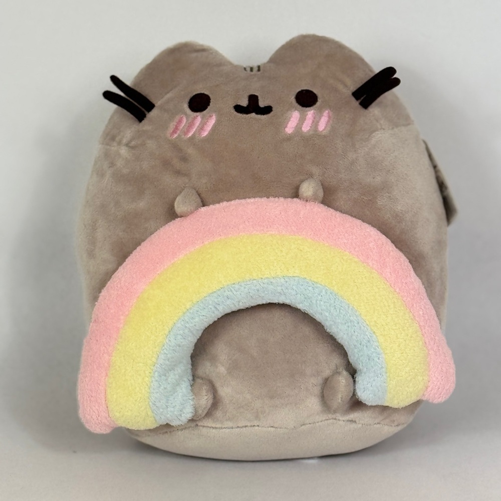 Pusheen Cat with Rainbow 10”